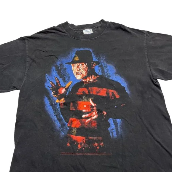 2002 Nightmare on Elm Street vintage Freddy Krueger Graphic Tee Shirt Large